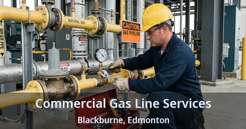 Commercial Gas Line Services Blackburne, Edmonton - AB