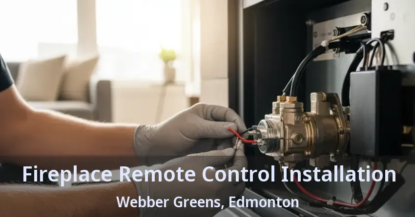 Fireplace Remote Control Installation Webber Greens, Edmonton - AB Fireplace Remote Control Installation Webber Greens, Edmonton - AB