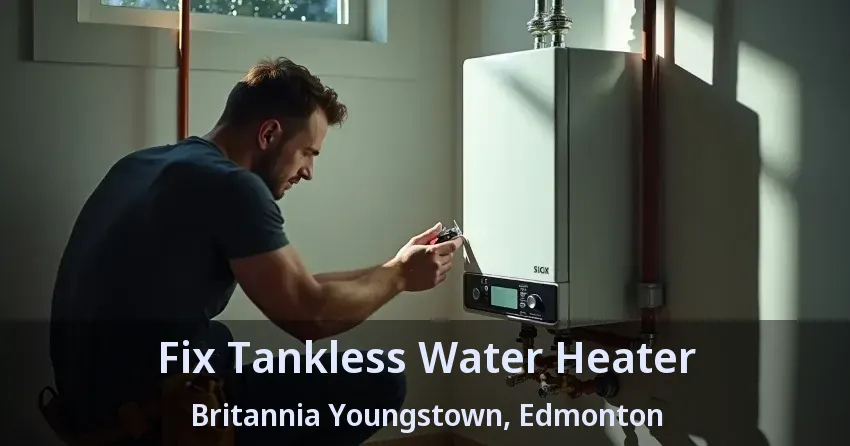 Fix Tankless Water Heater Britannia Youngstown, Edmonton - AB Fix Tankless Water Heater Britannia Youngstown, Edmonton - AB
