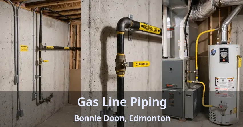 Gas Line Piping Bonnie Doon, Edmonton - AB Gas Line Piping Bonnie Doon, Edmonton - AB