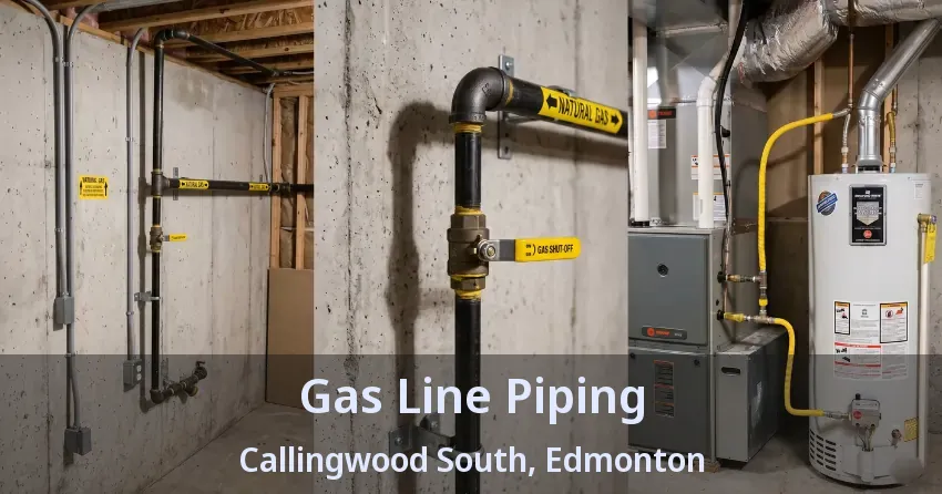 Gas Line Piping Callingwood South, Edmonton - AB Gas Line Piping Callingwood South, Edmonton - AB