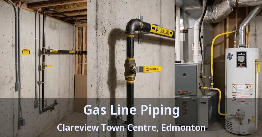 Gas Line Piping Clareview Town Centre, Edmonton - AB Gas Line Piping Clareview Town Centre, Edmonton - AB
