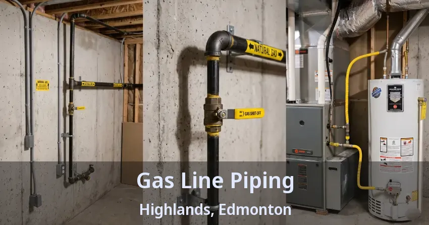 Gas Line Piping Highlands, Edmonton - AB Gas Line Piping Highlands, Edmonton - AB