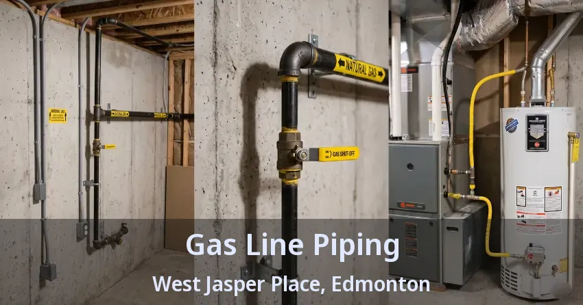 Gas Line Piping West Jasper Place, Edmonton - AB Gas Line Piping West Jasper Place, Edmonton - AB