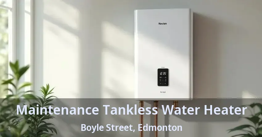 Maintenance Tankless Water Heater Boyle Street, Edmonton - AB Maintenance Tankless Water Heater Boyle Street, Edmonton - AB