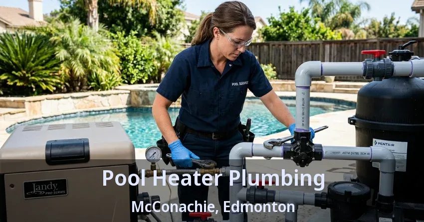 Pool Heater Plumbing McConachie, Edmonton - AB