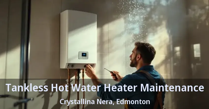 Tankless Hot Water Heater Maintenance Crystallina Nera, Edmonton - AB Tankless Hot Water Heater Maintenance Crystallina Nera, Edmonton - AB