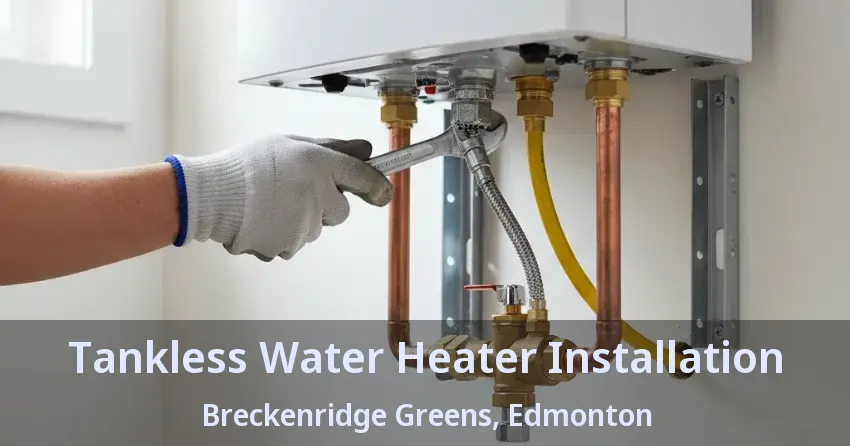 Tankless Water Heater Installation Breckenridge Greens, Edmonton - AB Tankless Water Heater Installation Breckenridge Greens, Edmonton - AB